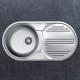 FREGADERO FRANKE RAMBLA 611K RAX 611 K REVERSIBLE, INOX, 1 CUBETA + ESCURRIDOR ( PACK 5 UNIDADES ) P