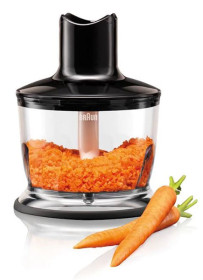 Braun MQ735 - Batidora de mano Minipimer 7 Sauce Negra con accesorios y 750W