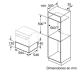 Siemens BI630CNS1 - Calientaplatos iQ700 módulo de 14cm Frontal negro