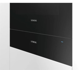 Siemens BI630CNS1 - Calientaplatos iQ700 módulo de 14cm Frontal negro