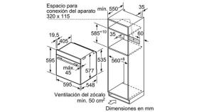 Siemens HM633GBS1 - Horno Multifunción con Microondas Cristal Negro