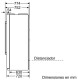 Frigorifico Americano Bosch KAD90VI30 Clase A++ Acero Inox 177x91x72 cm