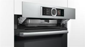 Horno Bosch HSG636BS1 Clase A+ Multifunción, Cristal Negro, Acero inoxidable