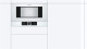 Bosch BFL634GW1 - Microondas Integrable 38x60cm 21L 900W Cristal Blanco