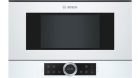 Bosch BFL634GW1 - Microondas Integrable 38x60cm 21L 900W Cristal Blanco