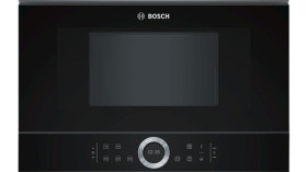 Bosch BFL634GB1 - Microondas Integrable 38x60cm 21L 900W Cristal Negro