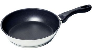 Balay HEZ390230 - Sartén de 21 cm de acero inoxidable y cerámico