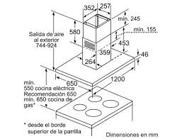 Bosch DIB121K50 - Campana Isla 120 Cm Clase A EcoSilence Iluminación Led