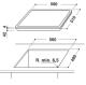 Whirlpool AKT 8090/NE - Placa vitrocerámica con 4 zonas de cocción