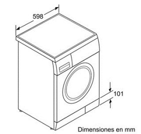 Balay 3TS873BC - Lavadora de Clase A+++ Capacidad de hasta 7 Kg y 1.000 rpm