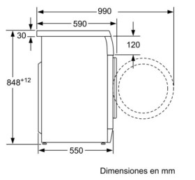 Balay 3TS873BC - Lavadora de Clase A+++ Capacidad de hasta 7 Kg y 1.000 rpm