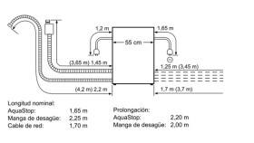 Balay 3VK301BC - Lavavajillas Compacto Clase A+ 6 Servicios Blanco