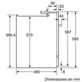 Lavavajillas Compacto Balay 3VC732XC Clase A+ 60x60 Cm Integrable