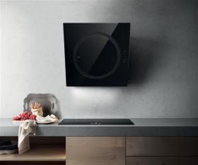 Elica PRF0094744 - Campana Om Air Decorativa Pared 75Cm Clase A Negro