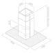 Elica PRF0097369 - Campana Glass Plus Island 90Cm Clase A Acero Inox