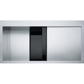 Franke 127.0306.386 - Fregadero Crystal Line CLV 214 Versión derecha Negro