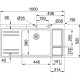 Franke 127.0338.569 - Fregadero Largo Workcenter LAX 211-W-45 Versión izquierda