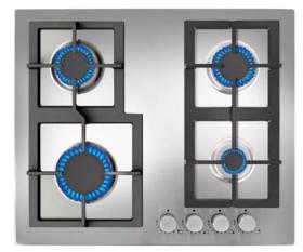 Encimera Teka Gas-Inox Efx 60 4G Ai Al Dr Gas Natural