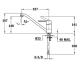Teka 81913620I - Grifo ML I Monomando Caño Giratorio Acero Inoxidable