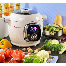 Moulinex CE701010 - Robot de Cocina Cookeo 6 Litros 50 Recetas Pantalla LCD
