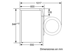Lavadora Bosch WAN28260ES 7 kgs 1.400 r.p.m. Blanca A+++ 54 dB