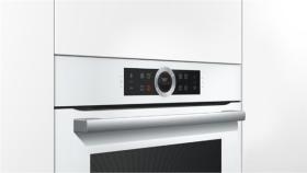 Horno Bosch HBG675BW1 Multifunción Blanco Pirolítico, Gourmet 10 Recetas