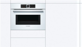 Horno Compacto Bosch CMG633BW1 Multifunción Tft Con Microondas Blanco