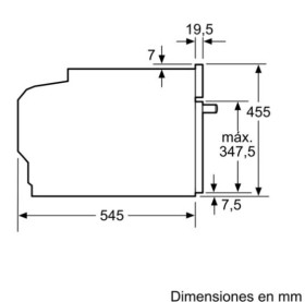 Microondas Sin Plato Bosch CFA634GS1 Tft Gourmet Sin Grill Innowave