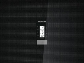 Siemens KG56FSB40 - Frigorífico combinado de Cristal Negro 193x70 con Home Connect