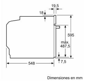 ▷ Horno multifunción pirolítico Clase A Siemens HB76GS551E por sólo 459€  (ahorro de 356€)