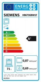 Horno Siemens HB673GBW1F Multifunción. Pirolítico. Blanco A+ Coolstart