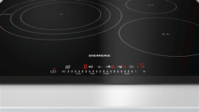 Placa de inducción Siemens iQ300 EH651FDC1E 60 cm 3 fuegos Negro