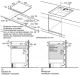 Placa de inducción Siemens iQ300 EH651FDC1E 60 cm 3 fuegos Negro
