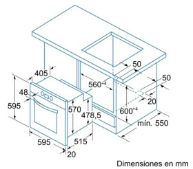 Horno Balay 3HB558BCT Multifunción Pirolítico Cristal Blanco