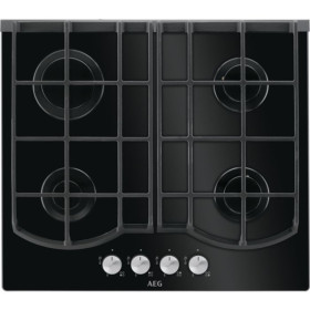 Aeg *DISCONTINUADO* HG694340NB - Placa de Gas 4 Quemadores Hierro Fundido 60Cm