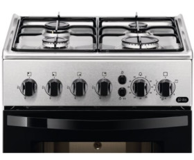 Zanussi ZCG212G1XA - Cocina Gas Butano 50 Cm 4 Fuegos Temporizador Inoxidable