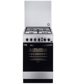 Zanussi ZCG212G1XA - Cocina Gas Butano 50 Cm 4 Fuegos Temporizador Inoxidable