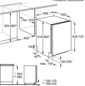 Zanussi ZDT26010FA - Lavavajillas Integrado 60 Cm 13 Cubiertos Clase A++