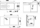 Blanco 519695 - Fregadero Sona XL 6 S Reversible Mueble 60 Cm Gris Perla