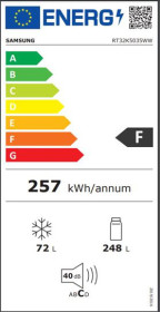 Samsung RT32K5035WW/ES - Frigorífico 2 Puertas 171.5 x 60 cm Clase F