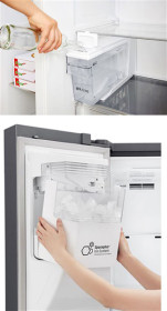 Frigorífico Americano Lg GSL761PZUZ Inox Clase A++ Sin toma de agua