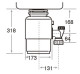 Teka 40197020 - Triturador Tr 50.4 para Fregadero Anticorrosivo Inox