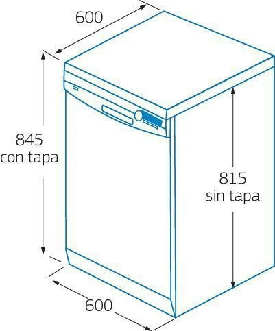 	Lavavajillas Balay 3VS572IP 13 Servicios Clase A++ Acero Inoxidable Antihuellas