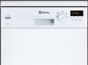 Balay 3VN502BA - Lavavajillas libre instalación 45 cm Blanco A+ 10 servicios