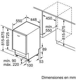 Balay 3VT305NA - Lavavajillas Integrable 45 Cm Clase A+ 9 Servicios