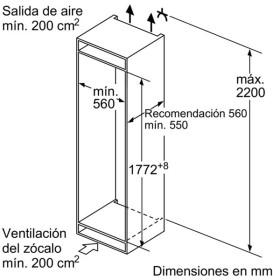 Balay 3GI7047F - Congelador 1 puerta integrable