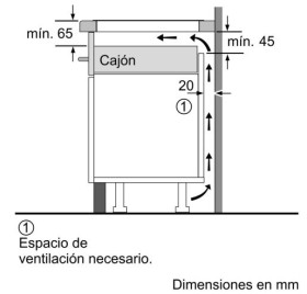 Placa de inducción Balay 3EB985LQ 80 Cm. ancho. Control de temperatura