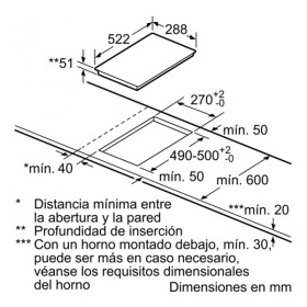 	Encimera Balay 3EB939LQ Inducción Modular 30 Cm Biselada