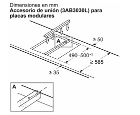 01Balay 3EB930LQ - Placa Modular inducción 30cm 2 zonas de 15 y 21cm