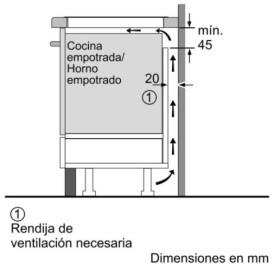 Placa modular de inducción Balay 3EB930LQ 30cm Biselado 2 zonas de 15 y 21cm